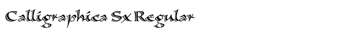 Calligraphica Sx Regular